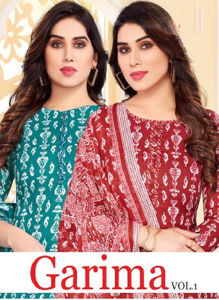 Garima Vol 1 By Ganeshji Printed Cotton Dress Material
 Catalog